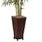 6ft. Bamboo Tree with Red Decorative Planter